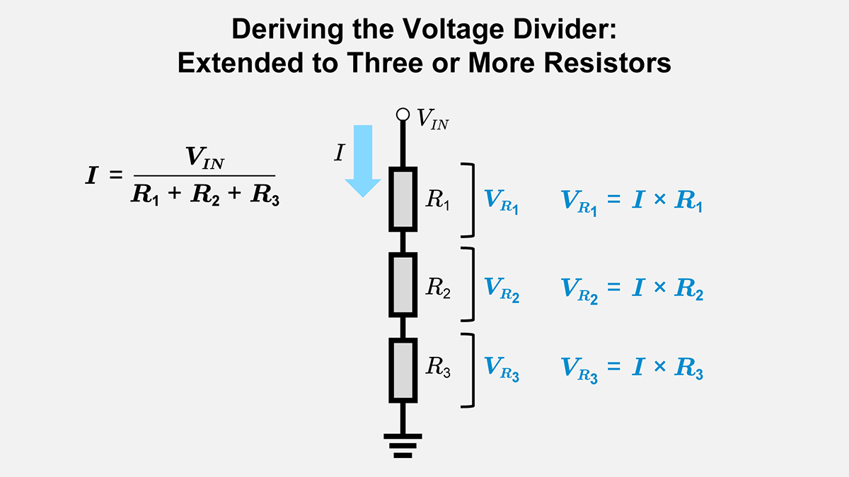 Extending to Three or More Resistors